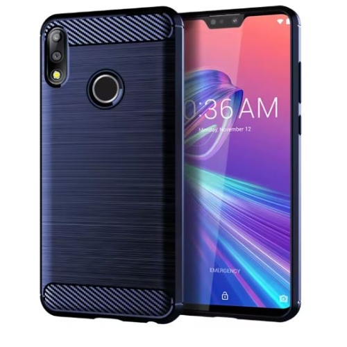 Capa Zenfone Max Pro M2 ZB631KL - TPU Fibra de Carbono - Imagem 3