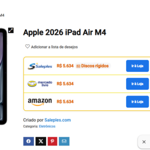 External Affiliate Plugin and Price Comparison for WooCommerce