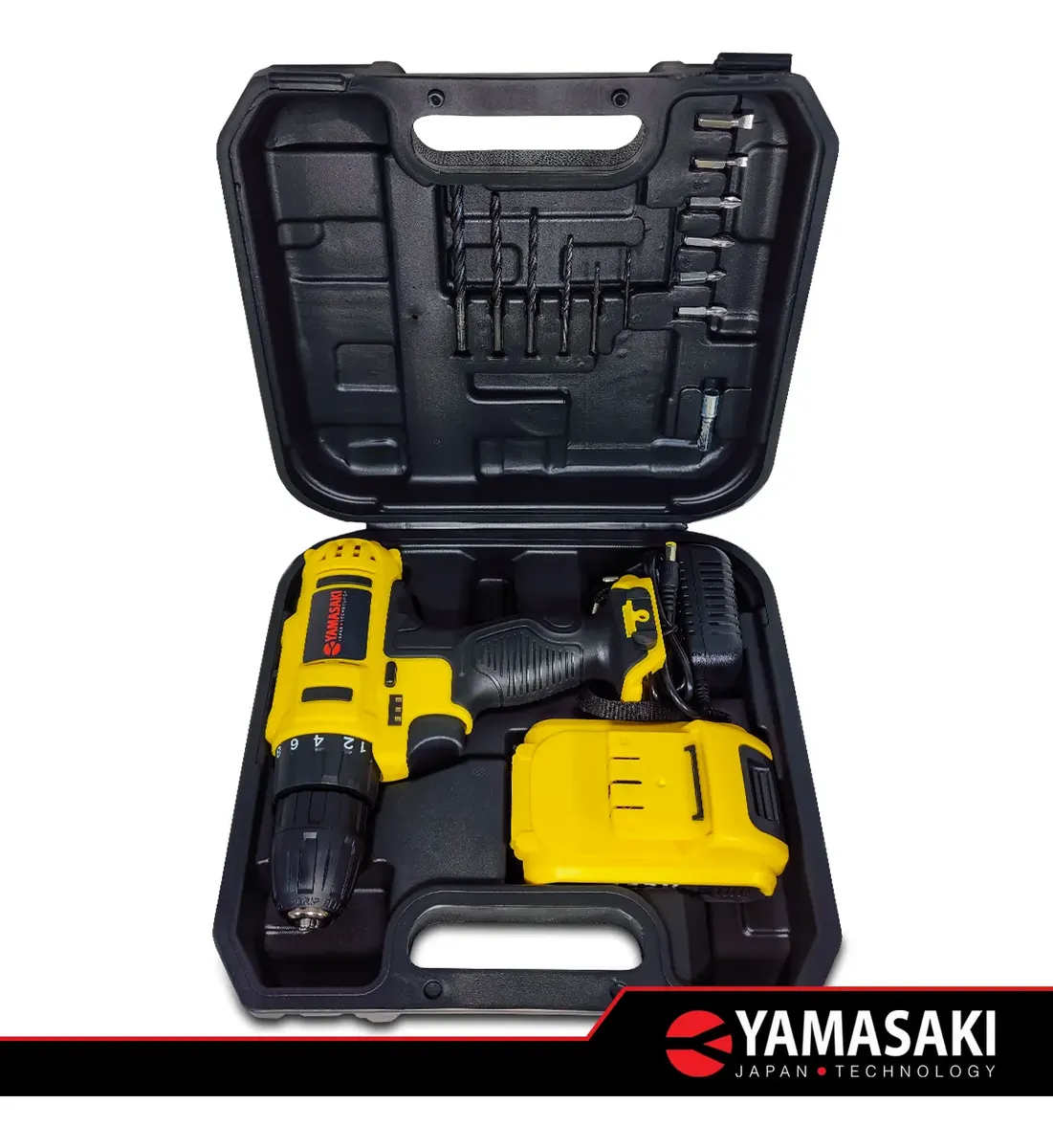 Parafusadeira Furadeira 12v Com Kit De Acessórios + Maleta - Imagem 5