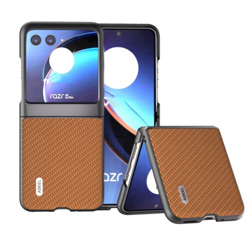 Capa Motorola Razr 40 ULTRA - Texturizado Marrom