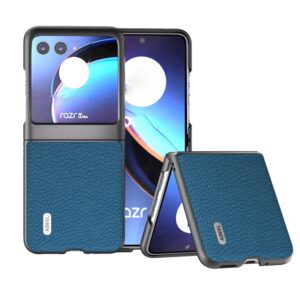 Capa Motorola Razr 40 ULTRA - Couro Azul