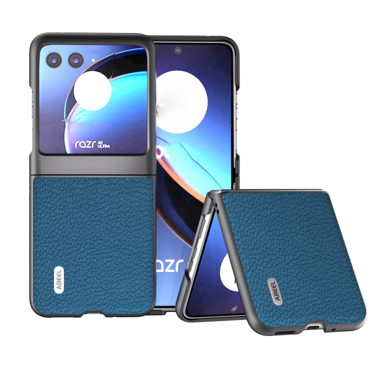 Capa Motorola Razr 40 ULTRA - Couro Azul