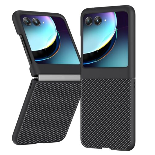 Capa Motorola Razr 40 ULTRA - Fibra de Carbono Preto