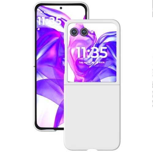 Capa Skin Feel para Motorola Razr 50 ULTRA - Branco