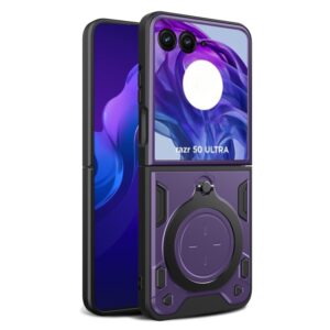 Capinha com Suporte para Motorola Razr 50 ULTRA - Roxo