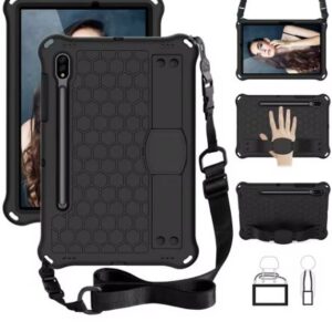 Capa com Alça e Suporte para Samsung Tab S10 Lite - Preto
