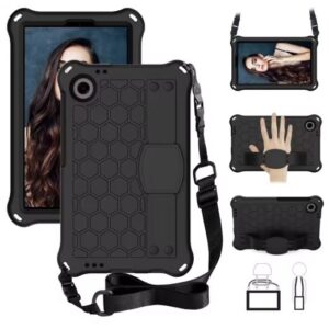 Capa Galaxy Tab A11 - Alça e Suporte Preto