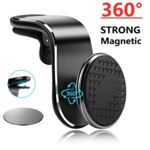 Suporte Magnético de Carro para Celulares até 7 polegadas