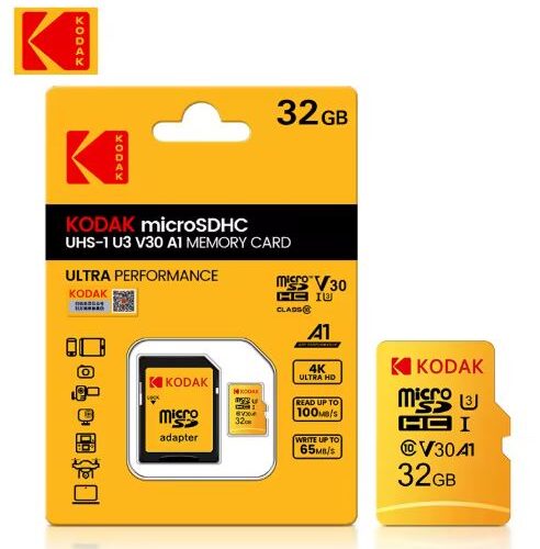Cartão de Memória Micro SD KODAK Classe 10 A1 - 32GB