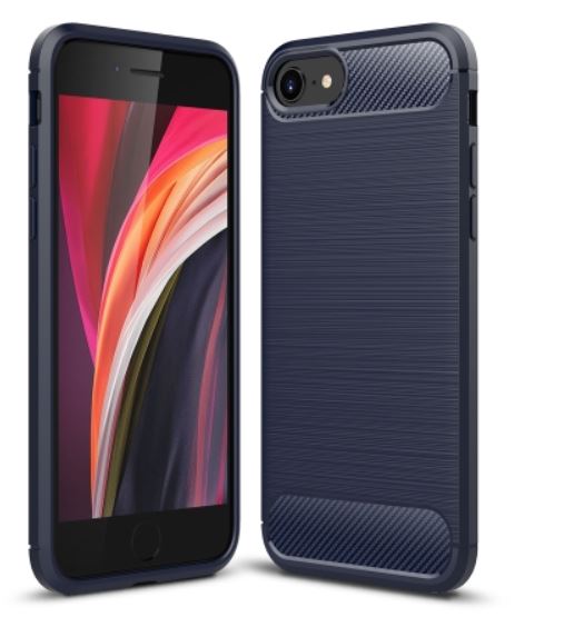 Capa iPhone SE 2020 TPU Fibra de Carbono
