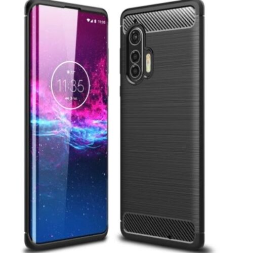 Capa Motorola Edge+ Plus TPU Fibra de Carbono