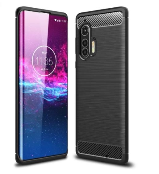 Capa Motorola Edge+ Plus TPU Fibra de Carbono