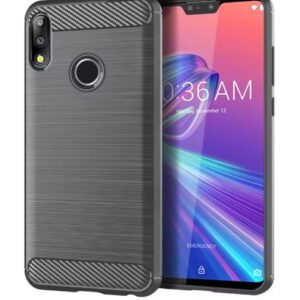 Capa Zenfone Max Pro M2 ZB631KL - TPU Fibra de Carbono