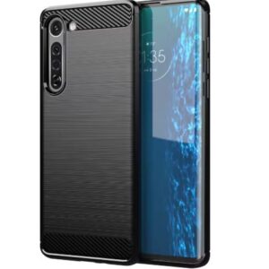 Capa Moto G8 Power - TPU Fibra de Carbono Preto