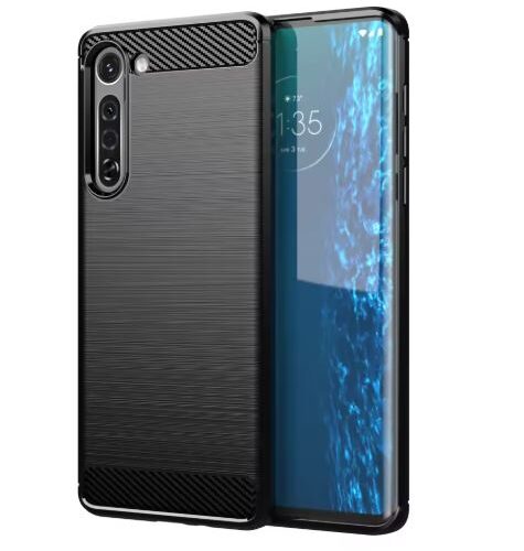 Capa Moto G8 Power - TPU Fibra de Carbono Preto