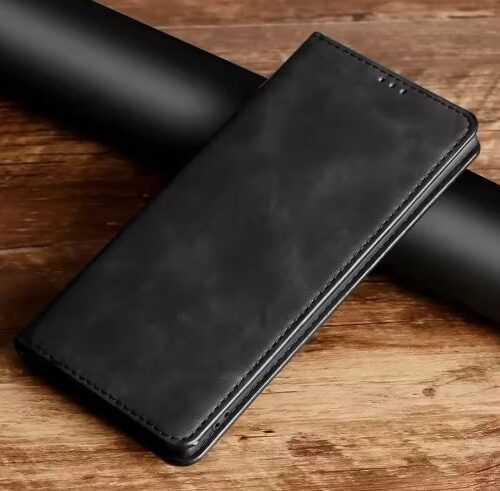 Capa Motorola Edge Flip Couro