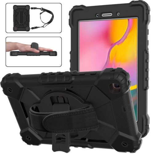 Capa Galaxy Tab A 8.0 2019 T290/T295 - Alça e Suporte Preto