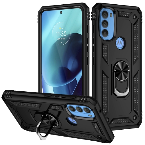 Capa Moto G71 5G com Anel de Suporte