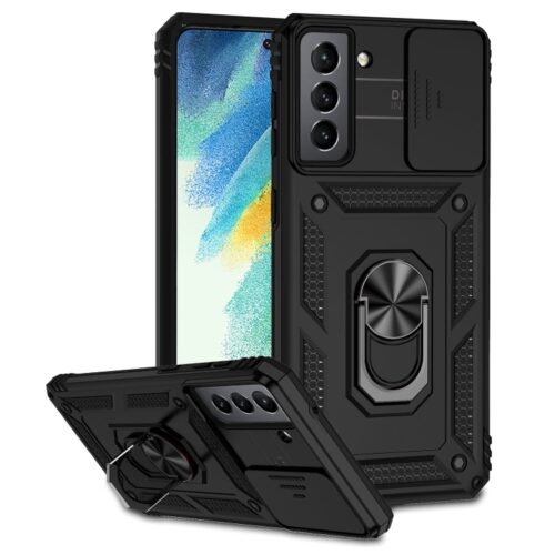 Capa Galaxy S21 FE - Protetor de Câmera e Suporte