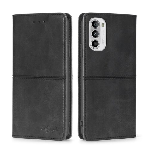 Capa Moto G82 Flip Carteira Preto
