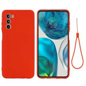 Capa Moto G82 Silicone Vermelho