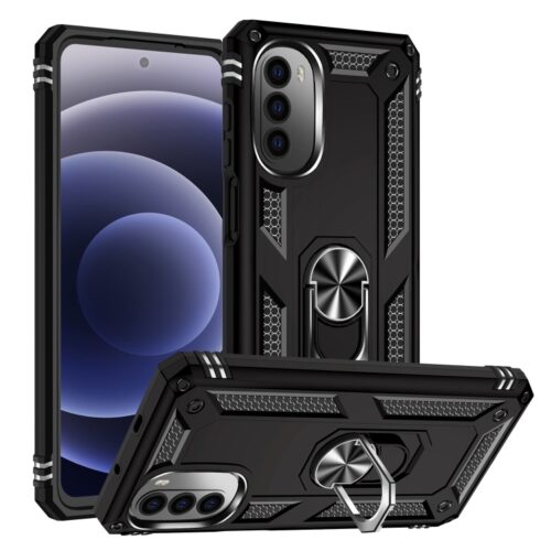 Capa Moto G52 4G com Anel de Suporte