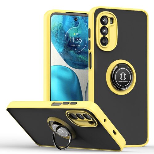 Capa Moto G52 4G com Anel de Suporte