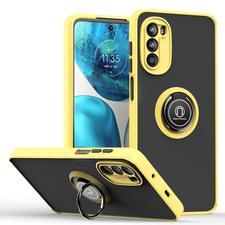 Capa Moto G52 4G com Anel de Suporte