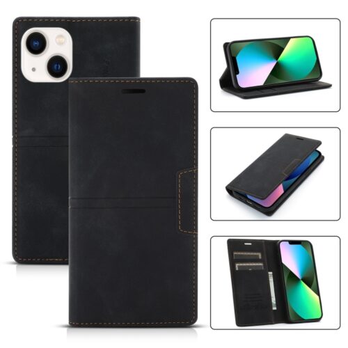 Capa Iphone 14 Couro PU Flip
