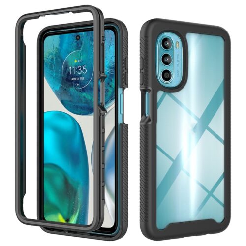 Capa Motorola Moto G82 - TPU e Plástico Preto