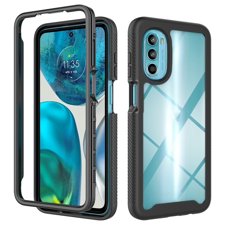 Capa Motorola Moto G82 - TPU e Plástico Preto