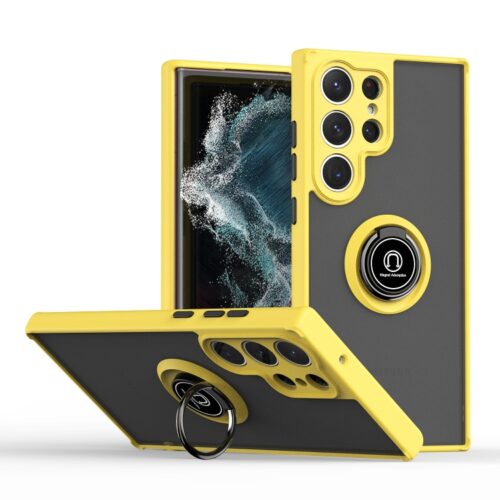 Capa Galaxy S23 Ultra - TPU e Plástico com Suporte Magnético