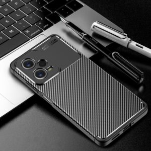 Capa Redmi Note 12 5G - TPU Fibra de Carbono Preto