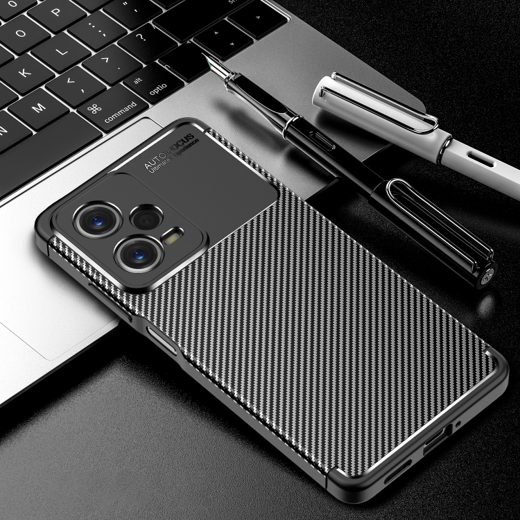 Capa Redmi Note 12 5G - TPU Fibra de Carbono Preto