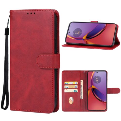 Capa Motorola Moto G84 - Flip Carteira Vermelho