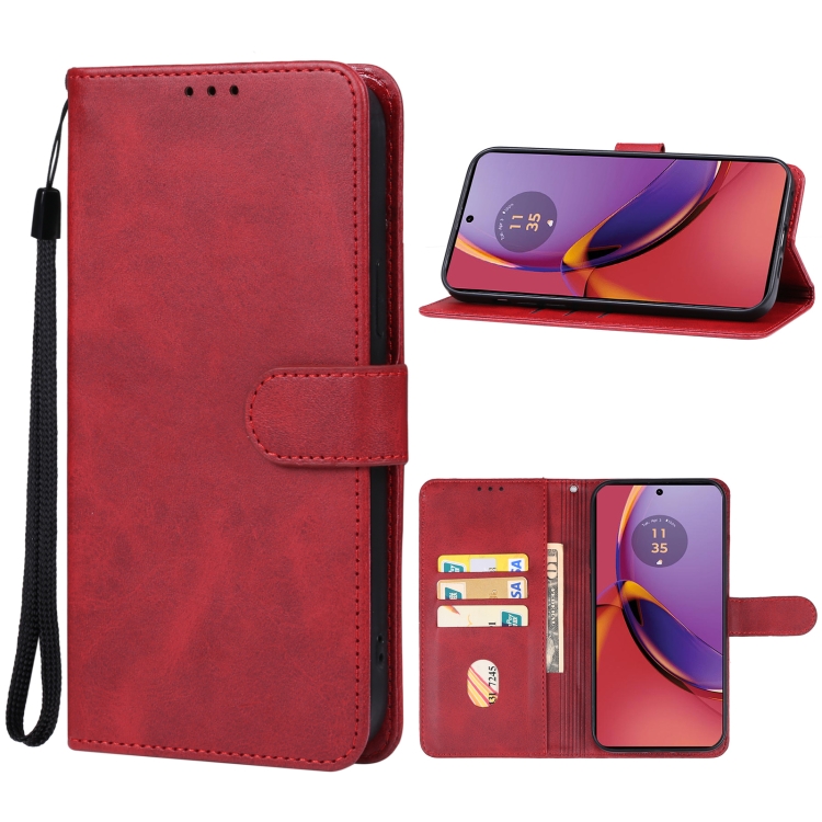 Capa Motorola Moto G84 - Flip Carteira Vermelho