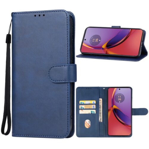 Capa Motorola Moto G84 - Flip Carteira Azul