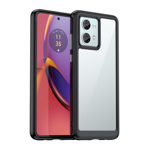 Capa Moto G84 - TPU e Plástico Preto