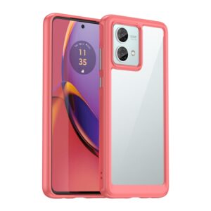 Capa Moto G84 - TPU e Plástico Vermelho