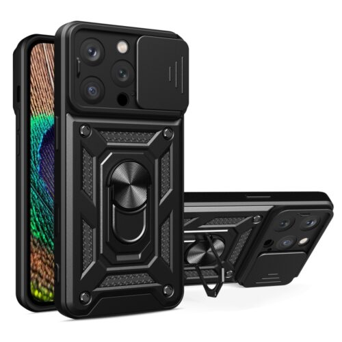 Capa iPhone 16 PRO - Protetor de Câmera e Suporte
