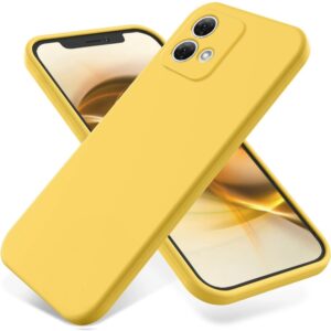 Capa Motorola Moto G84 - Silicone Amarelo