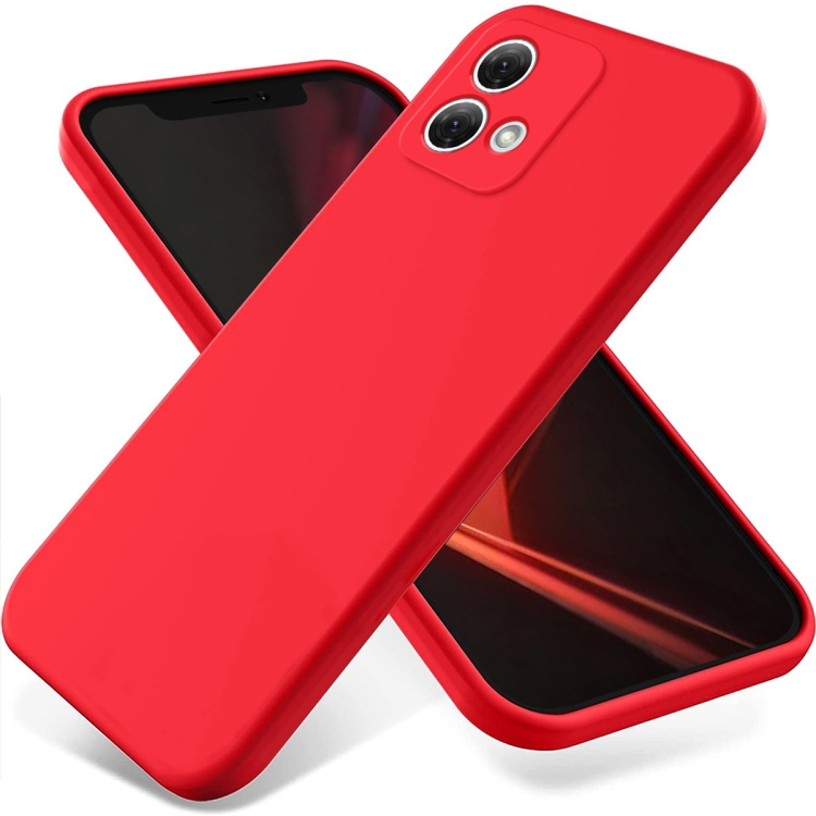 Capa Motorola Moto G84 - Silicone Vermelho