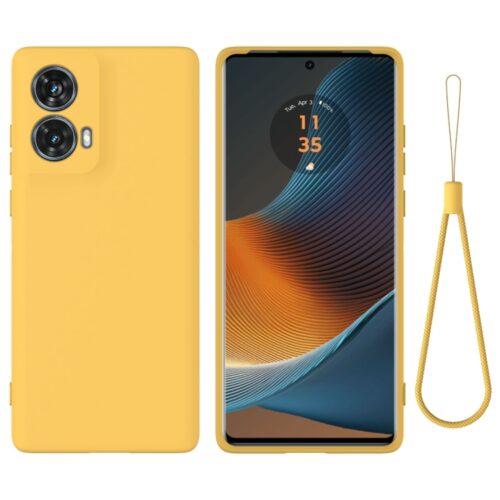 Capa Motorola Moto G85 5G - Silicone Amarelo