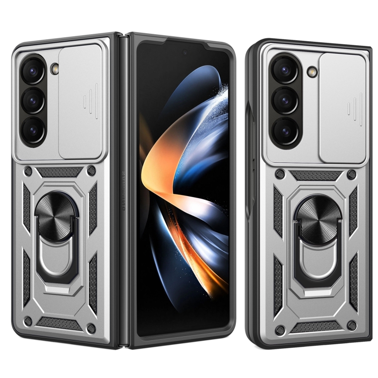 Capa Galaxy Z Fold5 - Anel de Suporte e Protetor Câmera