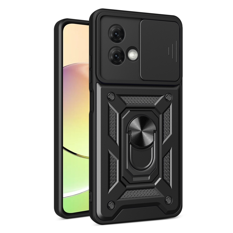 Capa Motorola Moto G84 - Protetor Câmera e Suporte Preto