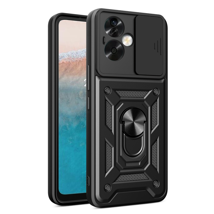 Capa Oppo A79 5G - Protetor de Câmera e Anel de Suporte