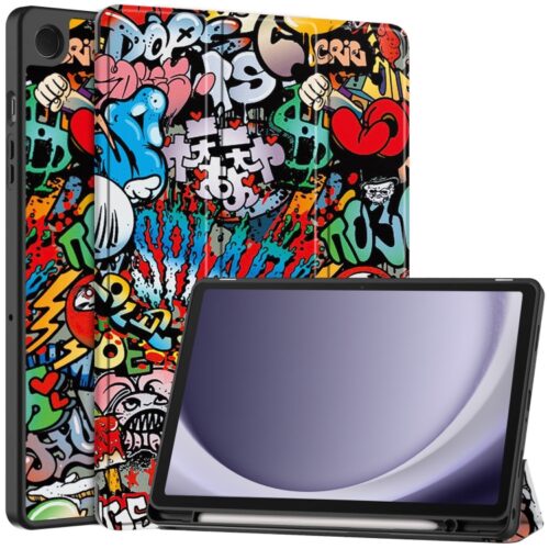 Capa Samsung Galaxy Tab A9+ - Flip Grafiti
