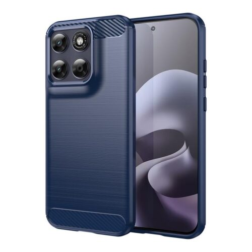 Capa Motorola Moto G77 - TPU Fibra de Carbono