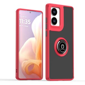 Capinha Moto G85 5G - Anel de Suporte Vermelho