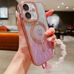 Capa iPhone 16 PLUS - Glitter Gradiente MagSafe